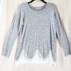 Potter's Pot Gray Sweater Size Medium